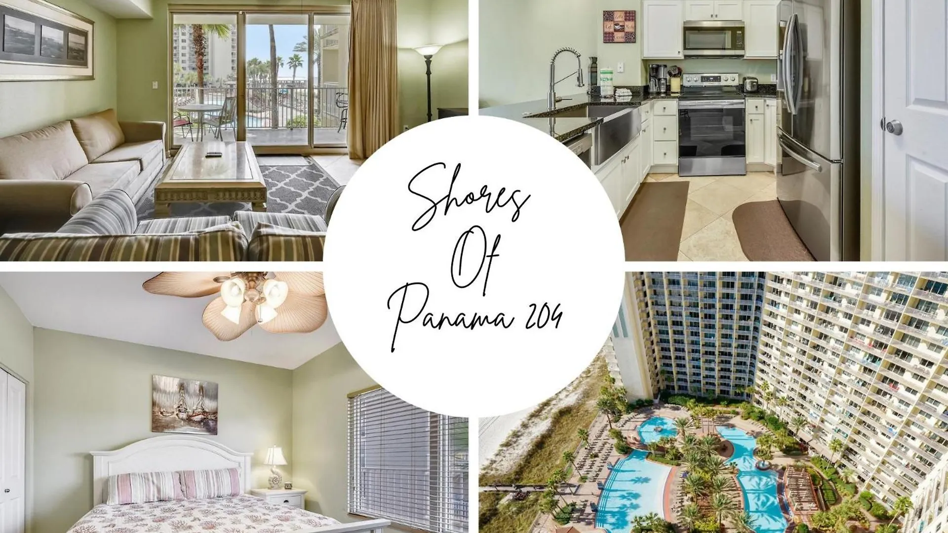 Apartment Shores Of Panama 204 - 2Nd Floor 2 Bedroom Sleeps 8, Same Floor Reserved Parking, Free Fun Condo Panama City Beach United States